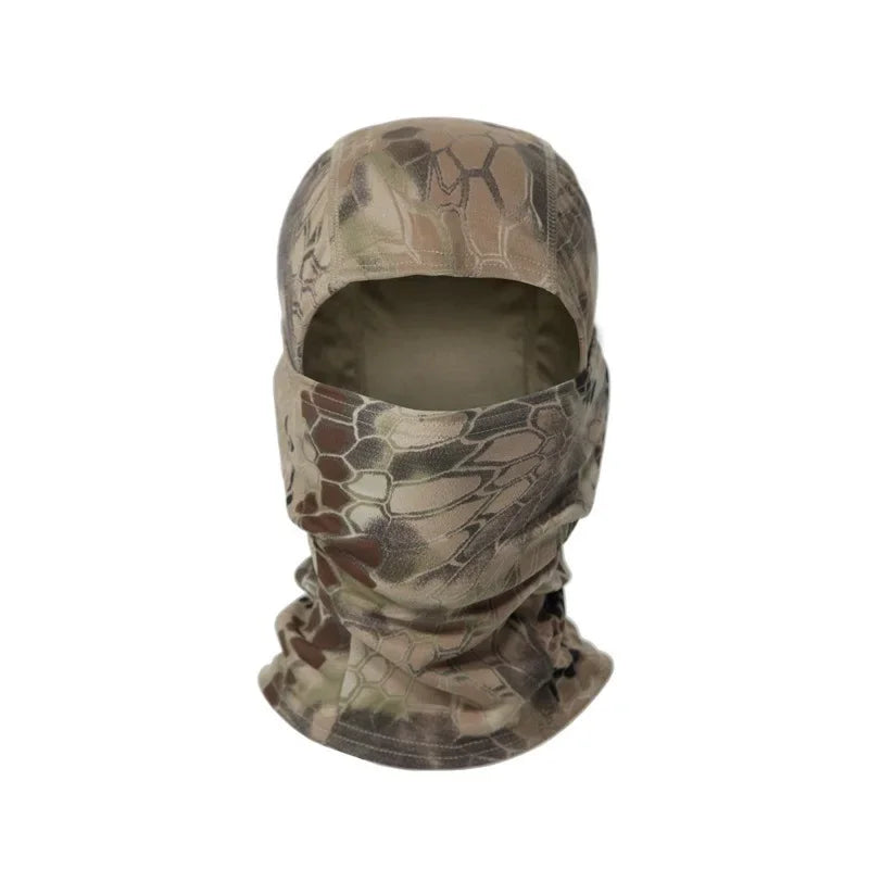 Camouflage Balaclava Cap Outdoor Sunscreen Breathable Full Face Mask Motorcycle Bicycle Helmet Inner Cap Men Women Cycling Mask