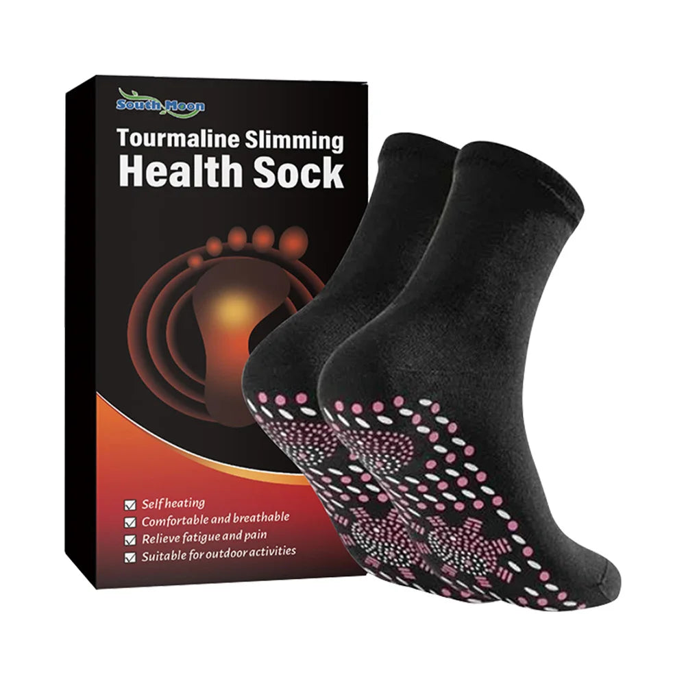 Winter Warm Self Heated Massage Socks Therapy Non-slip Therapy Massage Socks Comfortable Anti-Fatigue Arch Support for Men Women