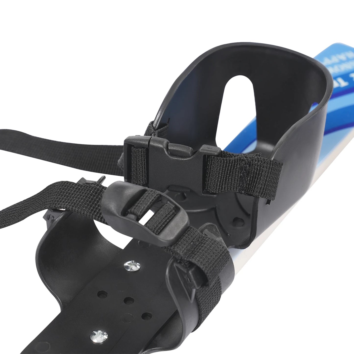 Kids Beginner Snow Skis 68*6cm 50kg Load Capacity Blue Anti-Slip Safe Strap Durable For 2-8 Years Old Outdoor Winter Sports Use