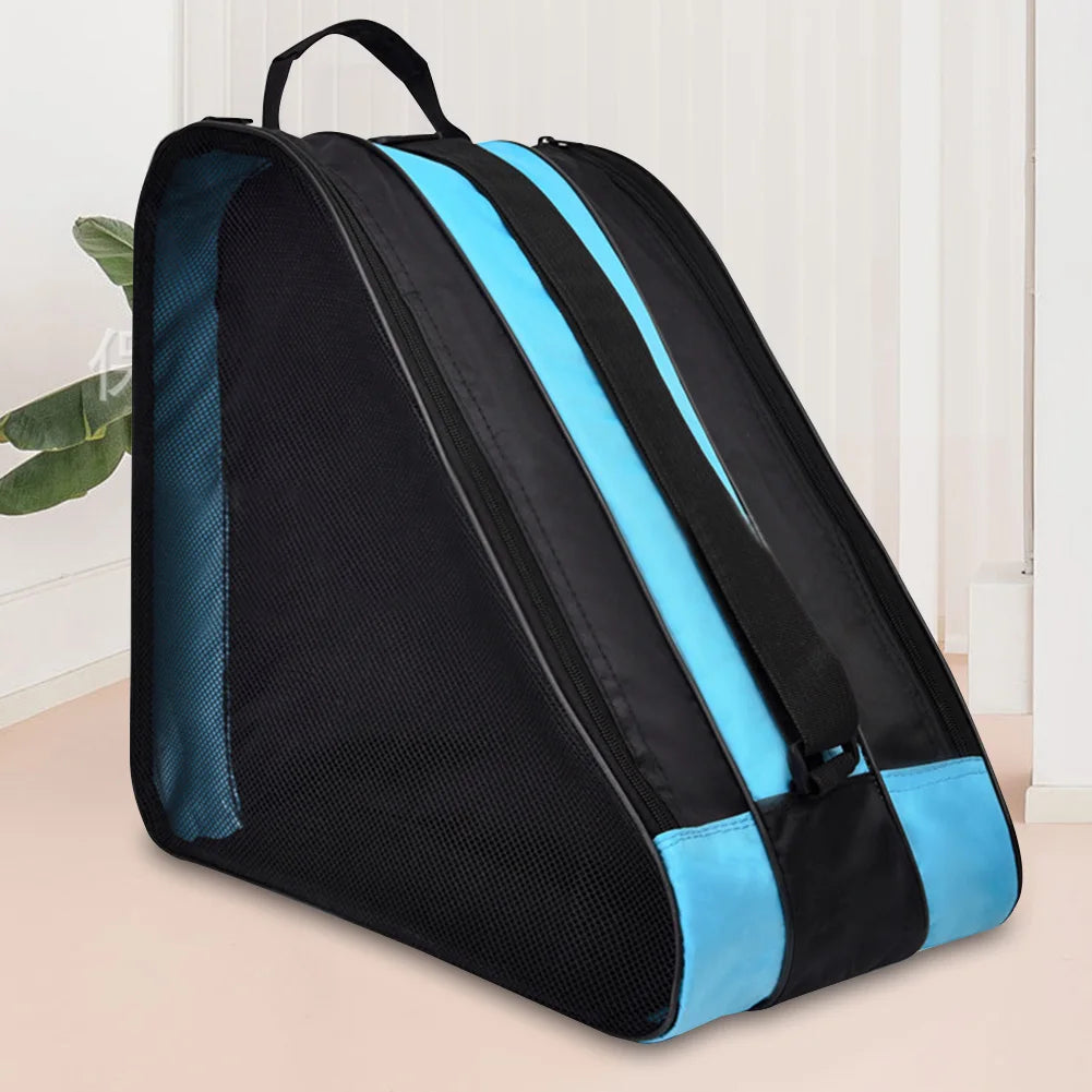 Kids Figure Skating Bag Single Shoulder/Handheld Thicken Inline Skates Bag Skates Storage Bag Roller Skate Accessories for Kids