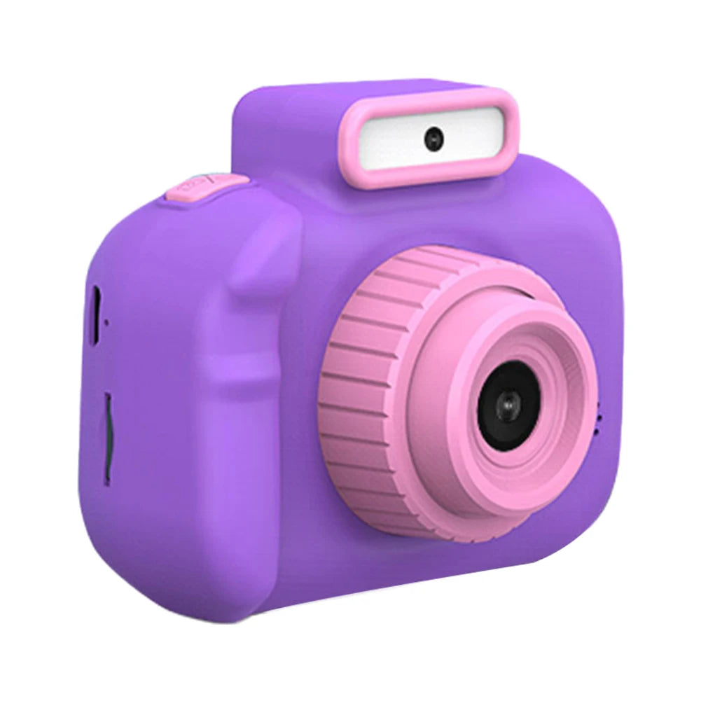 Multifunctional Camcorder Toy Portable Micro Camera Toy with Lanyard Child Selfie Camera Toy USB Charging for Kids Holiday Gifts